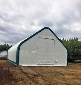 Temporary Large PVC Shelter Shed For Warehouse Storage Tent 