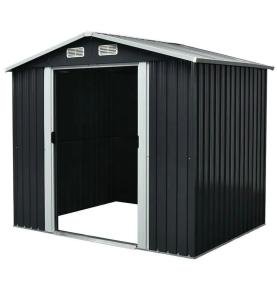 Wholesale Garden Storage Shed Custom Metal Steel Black Shed