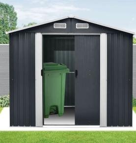 White-Black Carports Sheds Multifunctional Hanging Shed Steel