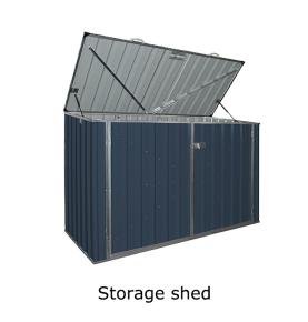 Bicycle Storage Combined Metal Shed Outdoor Storage shed 